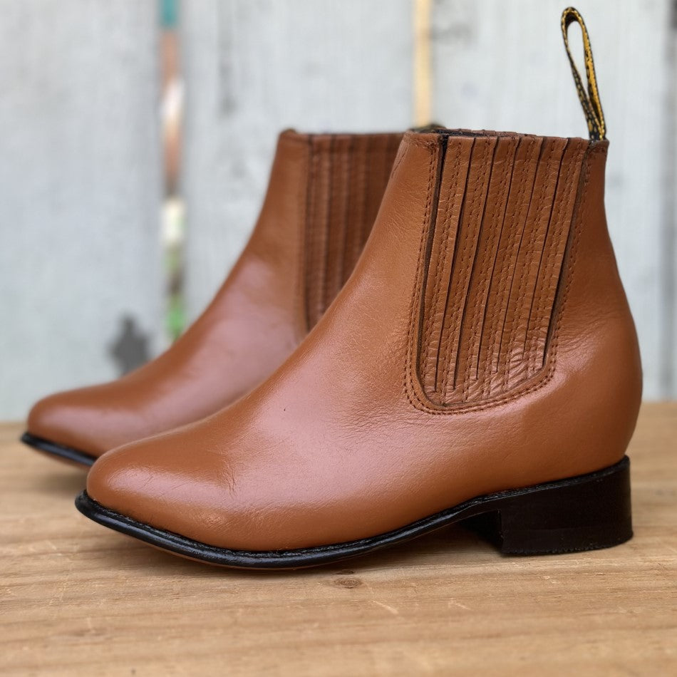 DB-100 Honey Charro Boots for Kids Mexican Charro Boots