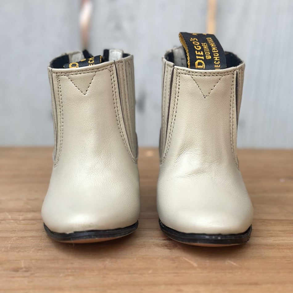 DB-270 Hueso Botines Charros para Bebé Botines Mexicanos Charros