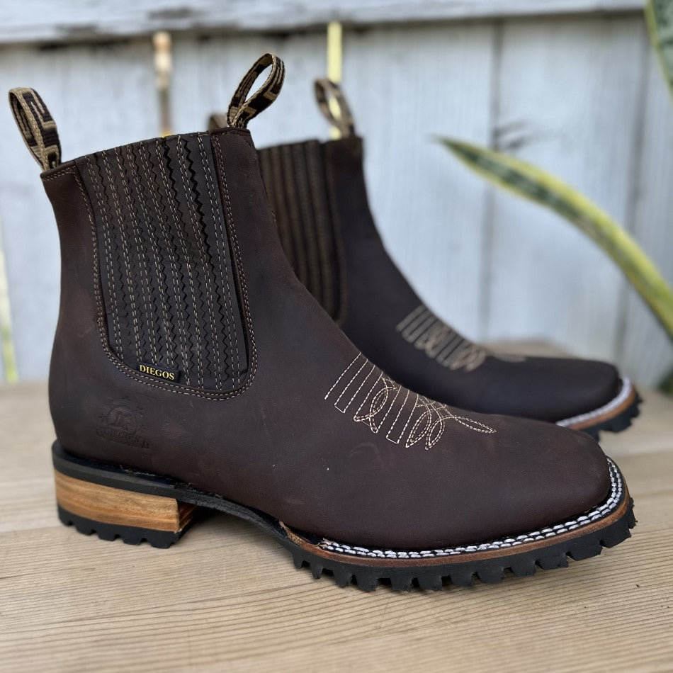 Botines Vaqueros Para Hombre Botines Suela Alta Botín Vaquero