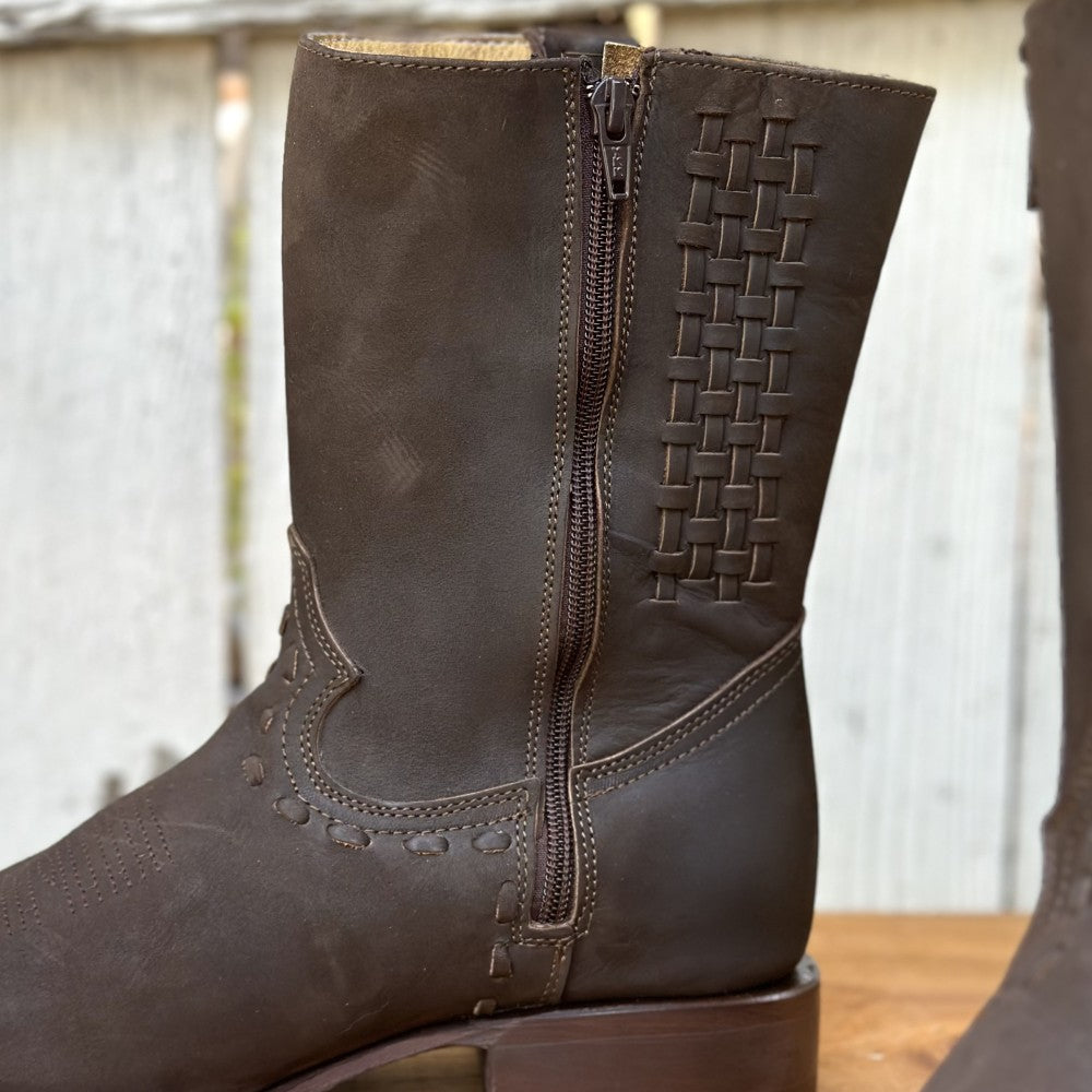 DB-Bota con Cierre Color Café - Botas Vaqueras para Hombre (4)