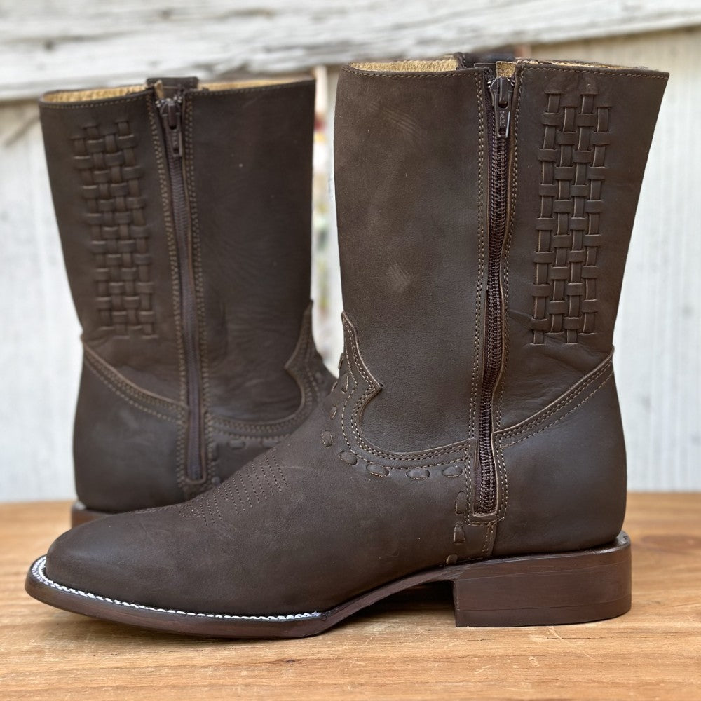 DB-Bota con Cierre Color Café - Botas Vaqueras para Hombre (3)