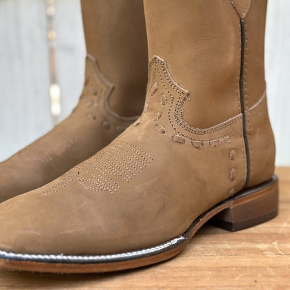 DB-Bota con Cierre Color Tan - Botas Vaqueras para Hombre (2)