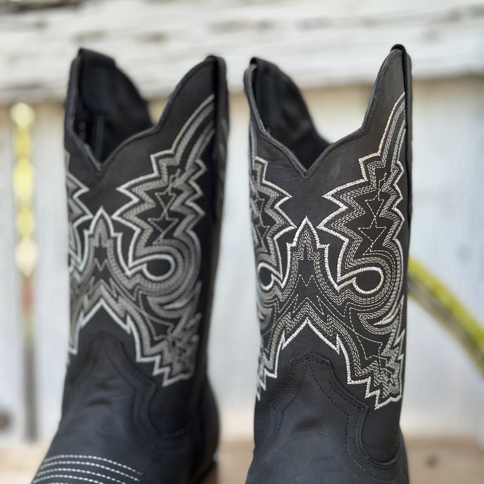 DB-Roca Black - Western Boots for Men