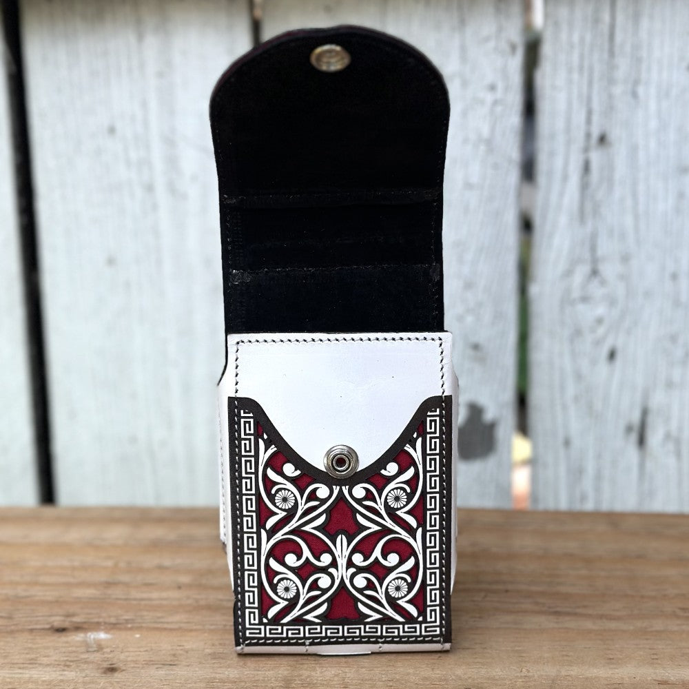 Funda Vaquera para Teléfono “Horses” de Piel Cortada a Láser (2)