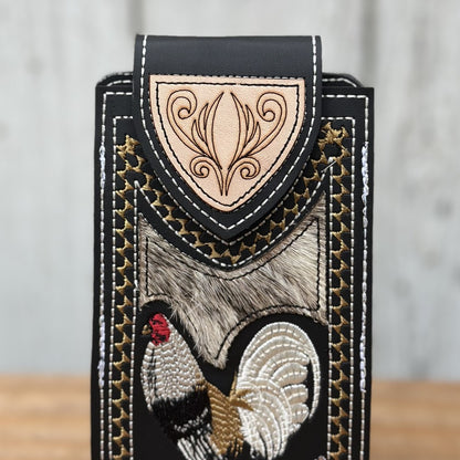 Funda Vaquera "Gallo" Negra - Fundas para Telefono (3)