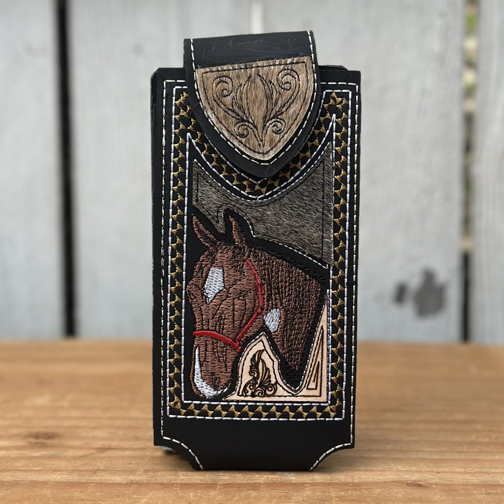 Funda Vaquera con Caballo Version 1 Café - Fundas para Telefono