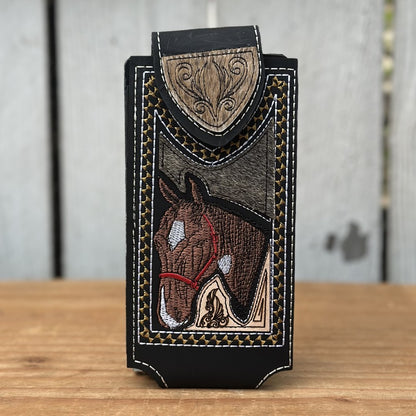 Funda Vaquera con Caballo Version 1 Café - Fundas para Telefono