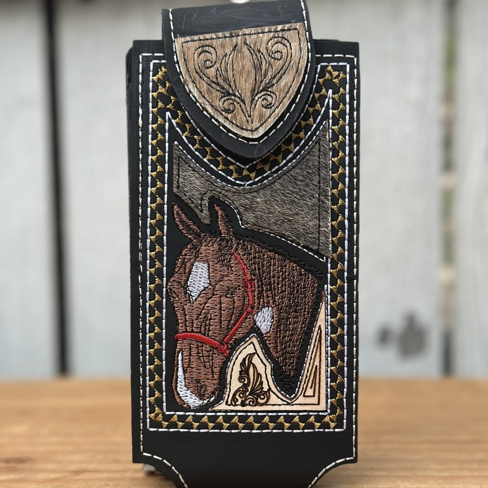 Funda Vaquera con Caballo Version 1 Café - Fundas para Telefono (5)