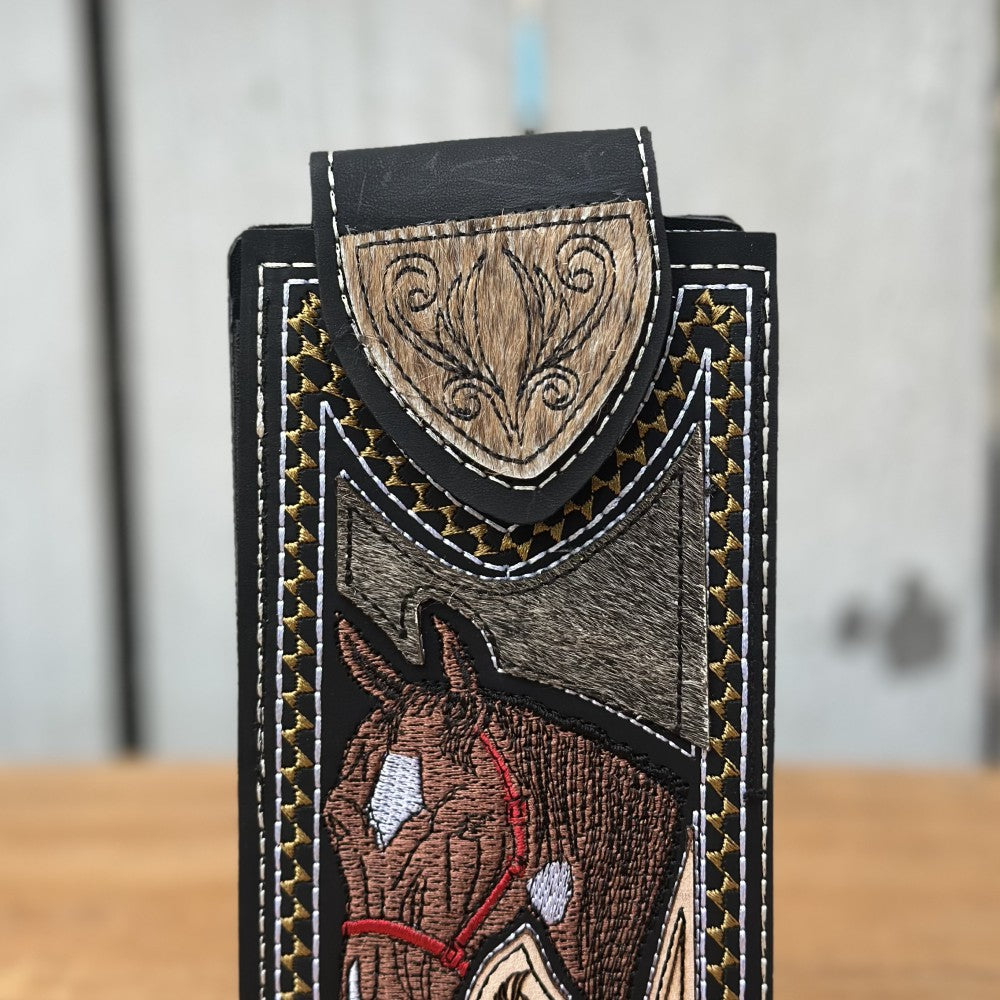 Funda Vaquera con Caballo Version 1 Café - Fundas para Telefono (4)