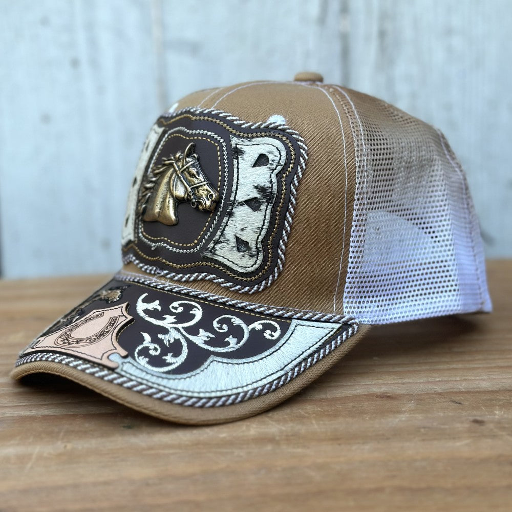 Gorra Vaquera "Caballo Mojave" - Gorras Artesanales Mexicanas (5)