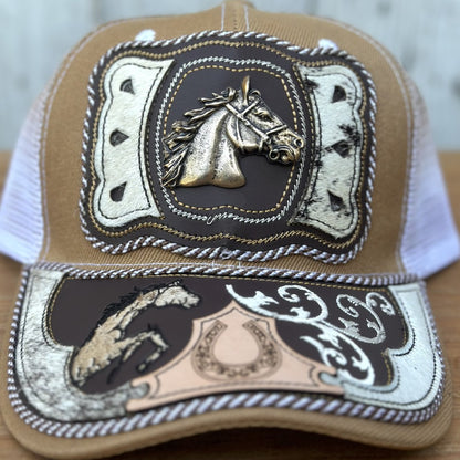 Gorra Vaquera "Caballo Mojave" - Gorras Artesanales Mexicanas (4)