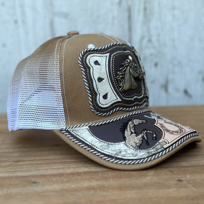 Gorra Vaquera "Caballo Mojave" - Gorras Artesanales Mexicanas (3)