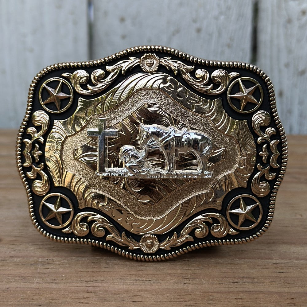 Hebilla Vaquera "El Buen Pastor" - Hebillas Vaqueras para Hombre (3)