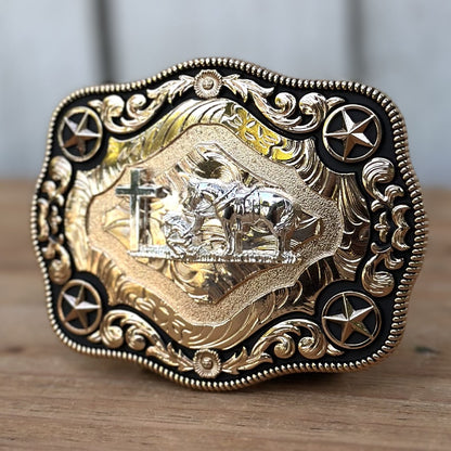 Hebilla Vaquera "El Buen Pastor" - Hebillas Vaqueras para Hombre (2)