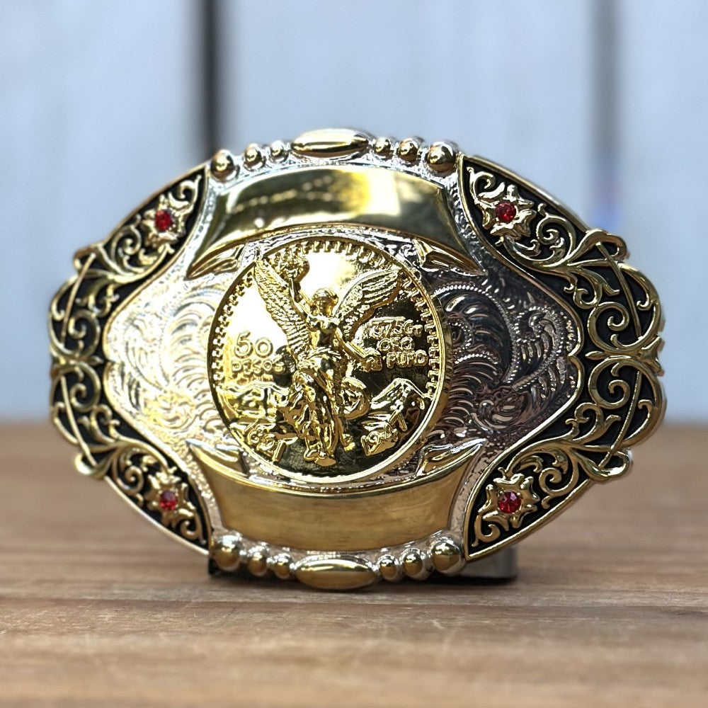 Hebilla Vaquera "Centenario Dorado" - Hebillas Vaqueras para Hombre (3)