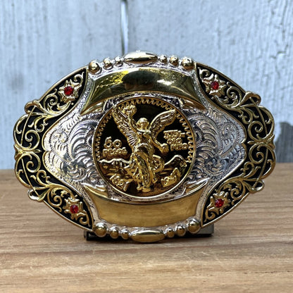 Hebilla Vaquera "Centenario Dorado" - Hebillas Vaqueras para Hombre (4)