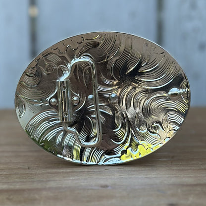 Hebilla Vaquera "Caballo de Oro" - Hebillas Vaqueras para Hombre