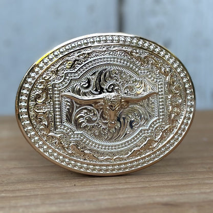 Hebilla Vaquera "Toro de Oro" - Hebillas Vaqueras para Hombre (5)