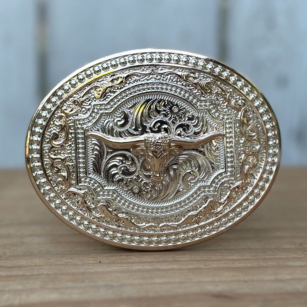 Hebilla Vaquera "Toro de Oro" - Hebillas Vaqueras para Hombre (3)