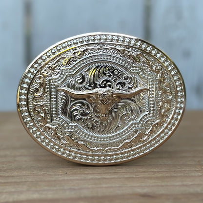 Hebilla Vaquera "Toro de Oro" - Hebillas Vaqueras para Hombre (3)