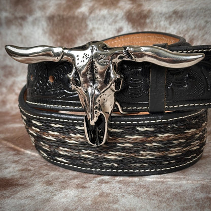Hebilla Vaquera “Silver Horn” en Forma de Calavera de Toro - Hebillas Vaqueras Mexicanas (4)