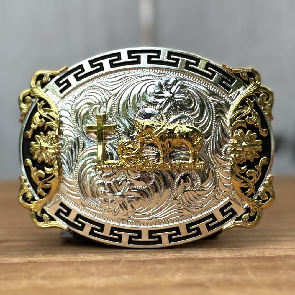 Hebilla Vaquera "Buen Pastor" - Hebillas Vaqueras para Hombre