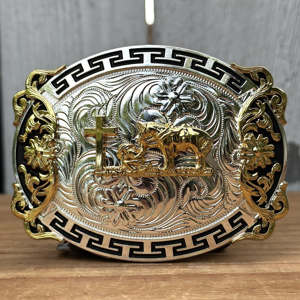 Hebilla Vaquera "Buen Pastor" - Hebillas Vaqueras para Hombre