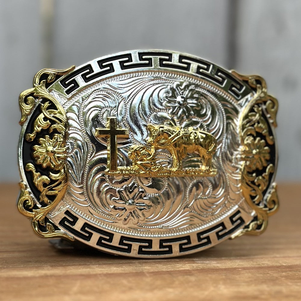 Hebilla Vaquera "Buen Pastor" - Hebillas Vaqueras para Hombre