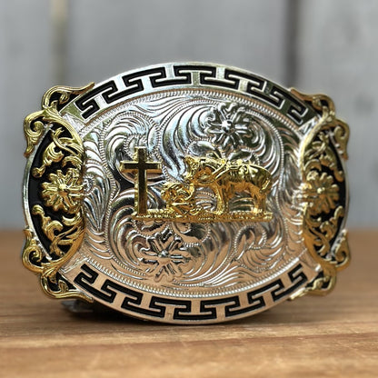 Hebilla Vaquera "Buen Pastor" - Hebillas Vaqueras para Hombre