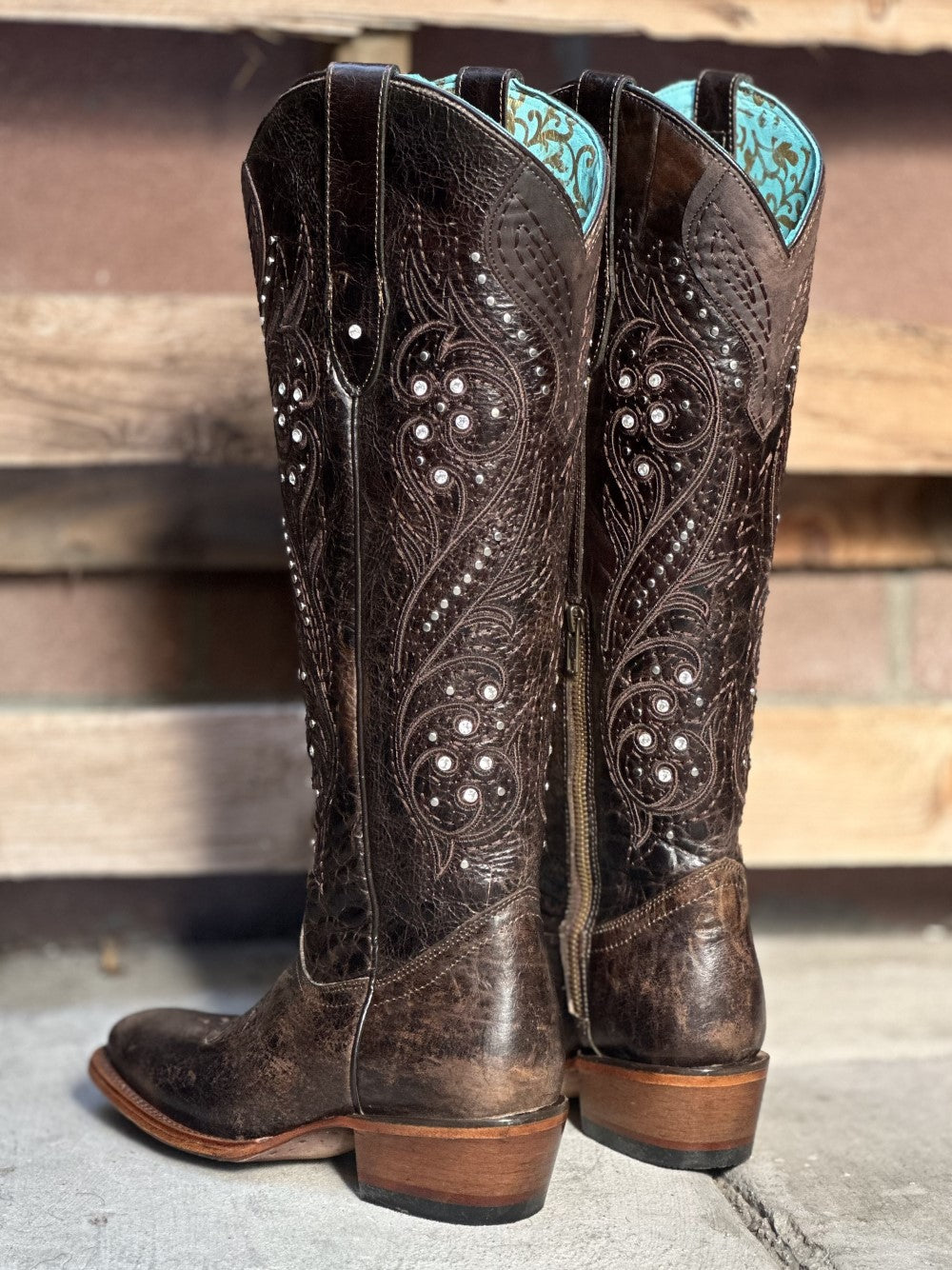 Botas Altas Botas Indias Mujer RC-Hacienda Dark Brown Women's Tall