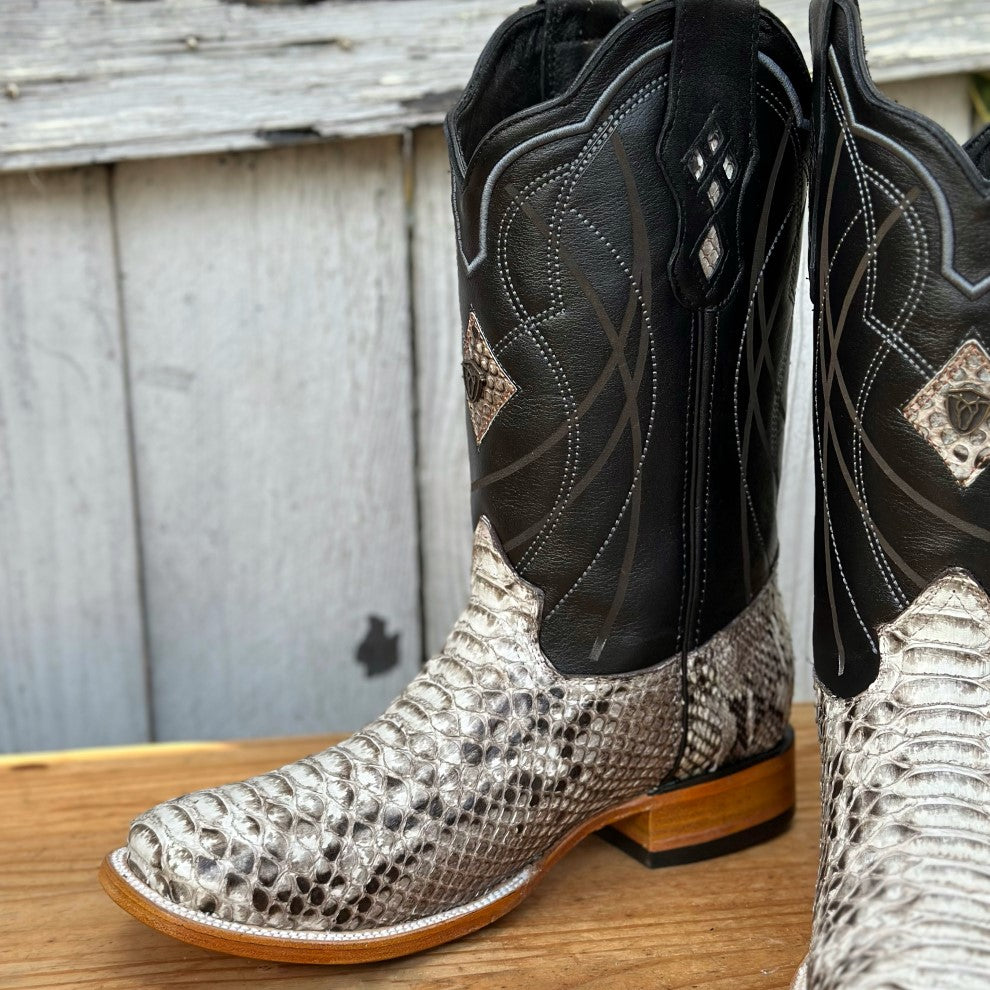 RC-Python Natural - Botas Vaqueras Exoticas para Hombre - Botas de ...