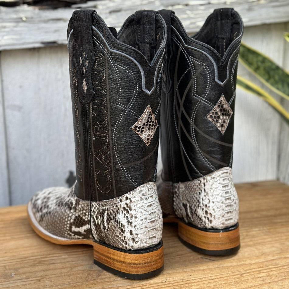 RC-Python Natural - Botas Vaqueras Exoticas para Hombre - Botas de ...