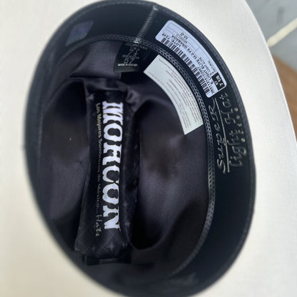 Sombrero Vaquero 1000X Estilo Sinaloa de Morcon Hats | Forro de Satin Negro