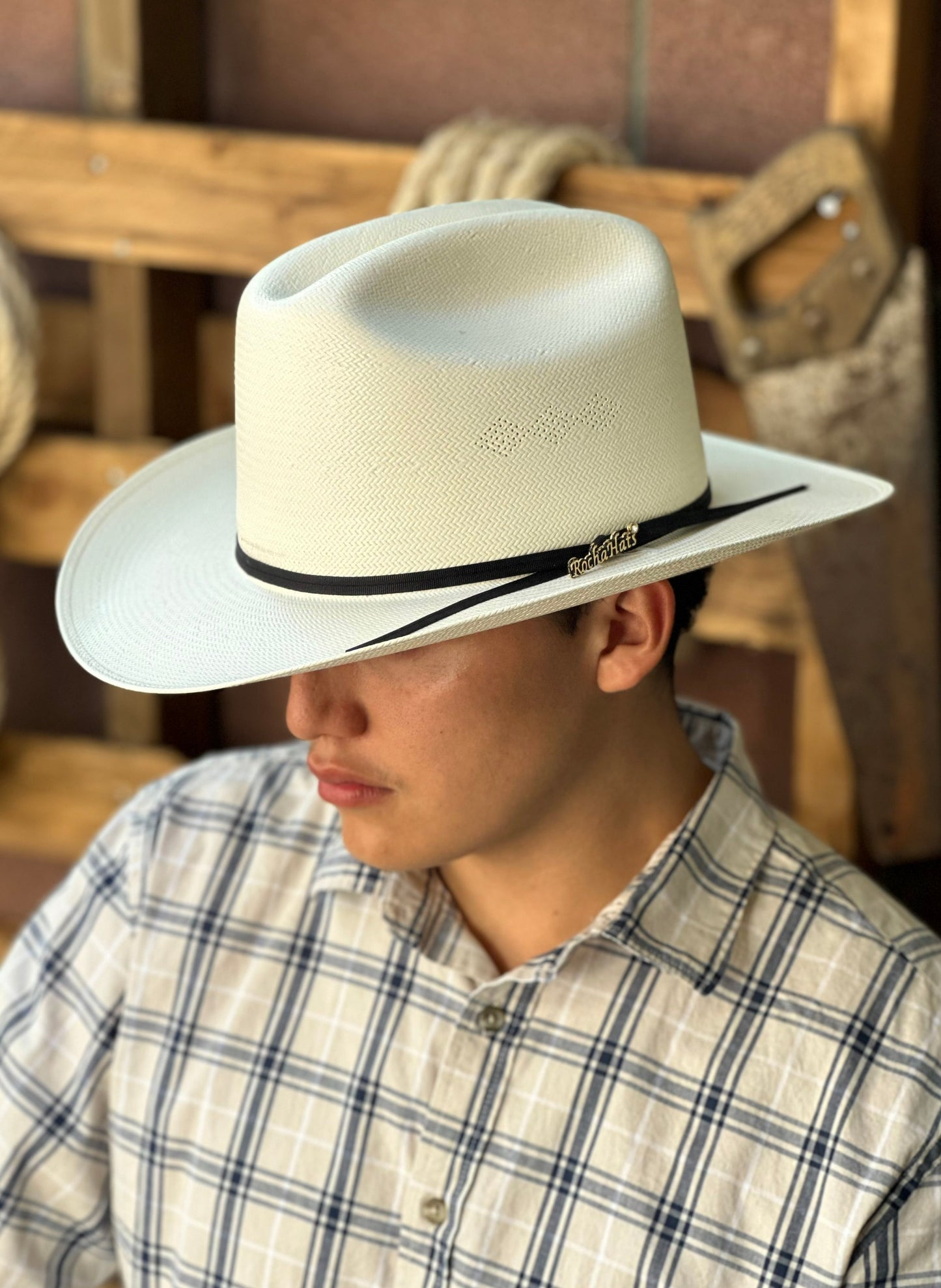 Sombrero Fantasma 100X Rocha Hats - Sombreros Vaqueros para Hombre 100X - Sombreros para Hombre Vaqueros (2)