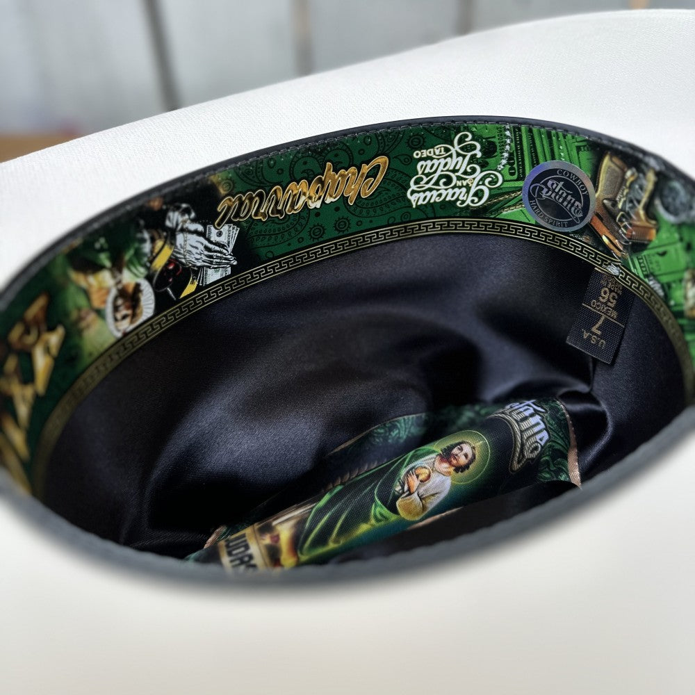 Sombrero Vaquero 1000X San Judas (Falda 3") Stone Hats para Hombre - Sombreros Vaqueros para Hombre (3)