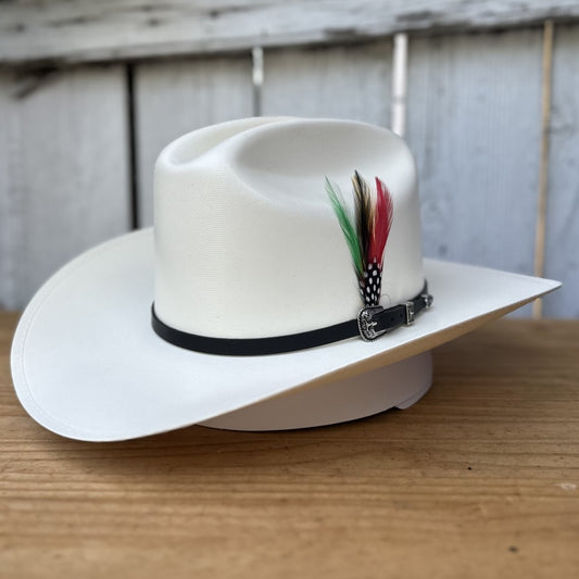 5000X Ranch Cuernos Chuecos (Falda 3 1/2") - Sombreros Vaqueros para Hombre - Cuernos Chuecos