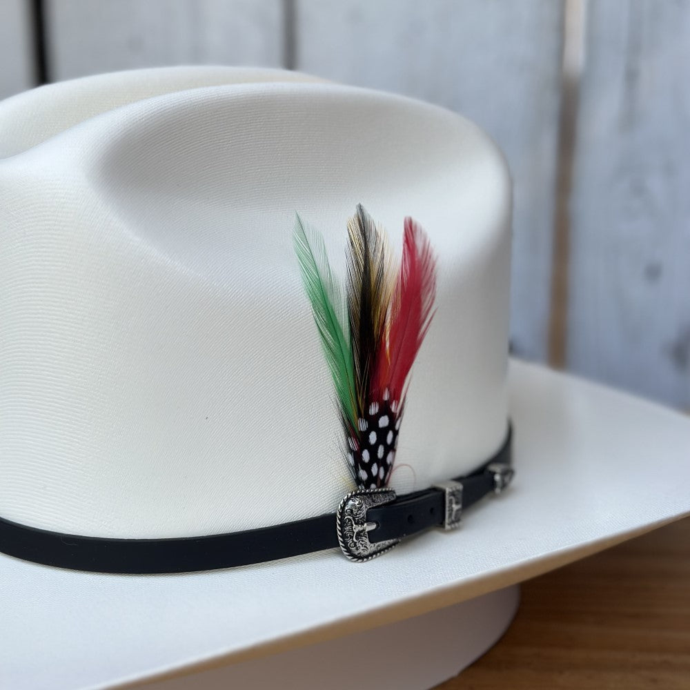 5000X Ranch Cuernos Chuecos (Falda 3 1/2") - Sombreros Vaqueros para Hombre - Cuernos Chuecos (3)