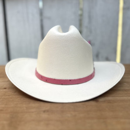 Sombrero Vaquero Estilo Sinaloa con Toquilla Rosa para Bebé Niña 
