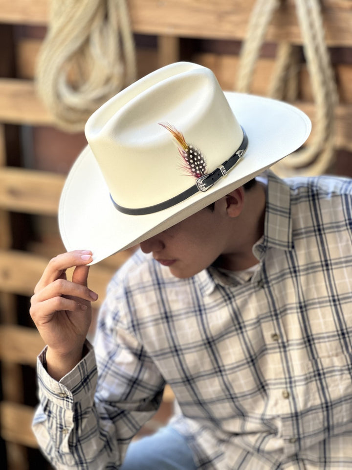 Sombreros Vaqueros para Hombre - 5000X Johnson Cuernos Chuecos (2)