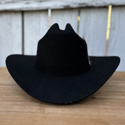 Texana Negra 100X Chaparral Estilo SInaloa (Falda 3 1/2") de Stone Hats (2)