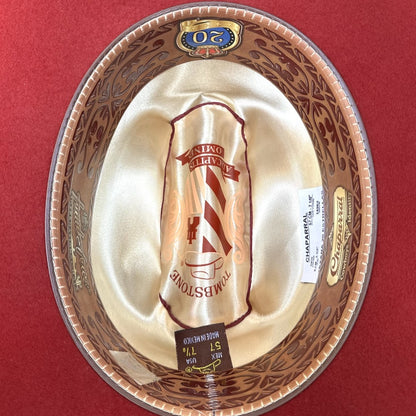 Texana 20X Chaparral Vino TInto Estilo SInaloa (Falda 3 1/2") de Tombstone Hats (3)