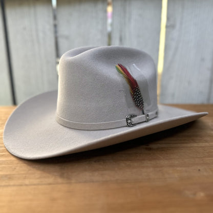 Texana 6X Chaparral Mist Gray Estilo SInaloa de Cuernos Chuecos