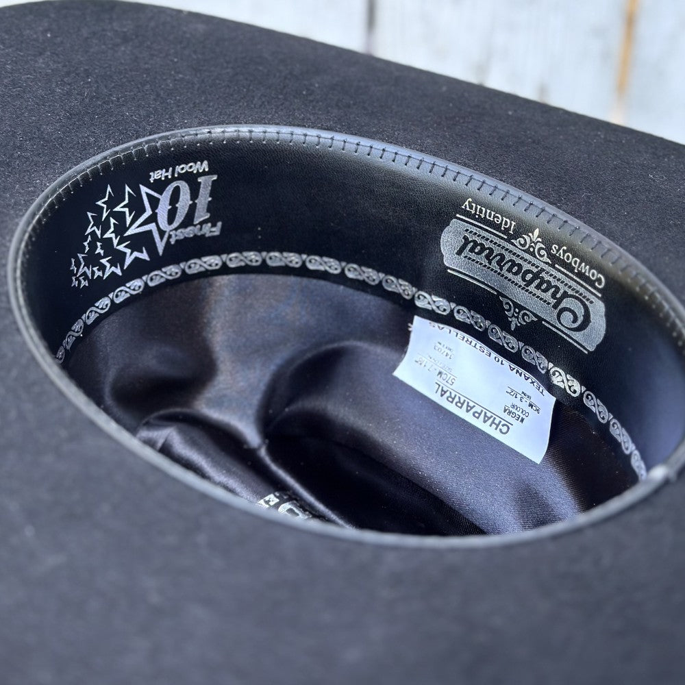 Texana 10X Chaparral Estilo SInaloa (Falda 3 1/2") de Tombstone Hats (5)