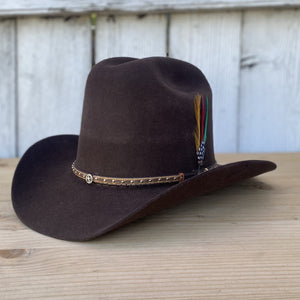 20X Dos Carnales Cafe - Texanas Para Hombre Felt Cowboy Hats for Men – Bota Exotica Western Wear - Amor Sales Store