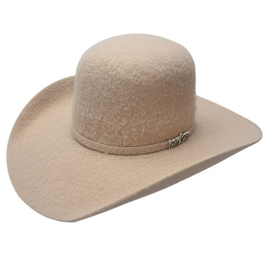 Cuernos Chuecos USA - Felt Cowboy Hats for Men / Texanas Para Hombre - 30X Open Crown Grizzly Beige - Texanas Para Hombre