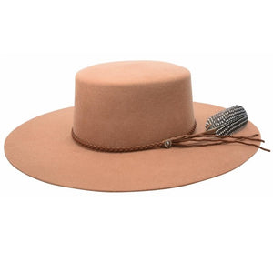 Beige Felt Hats for Women / Sombreros de Fieltro para Mujer Beige - Sombreros para Mujer - Sombrero Cordobes - Sombreros para Mujer - Sombreros para Mujer de fieltro