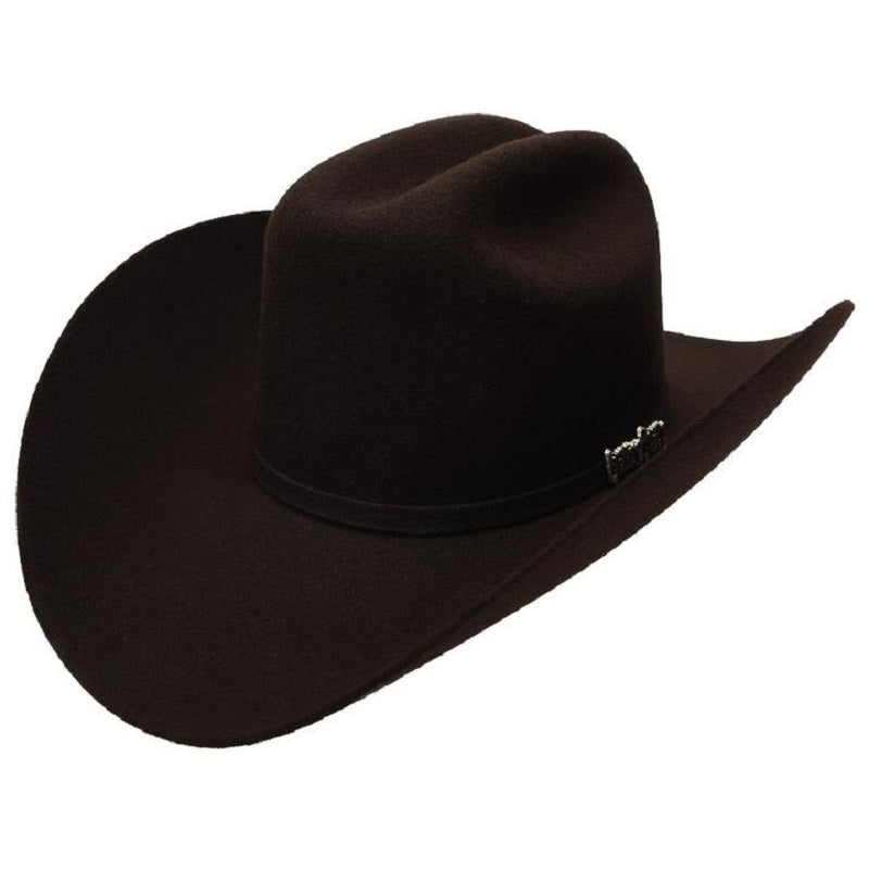 Cuernos Chuecos USA - Felt Cowboy Hats for Men / Texanas Para Hombre - 6X Milano Chocolate - Texanas para Hombre
