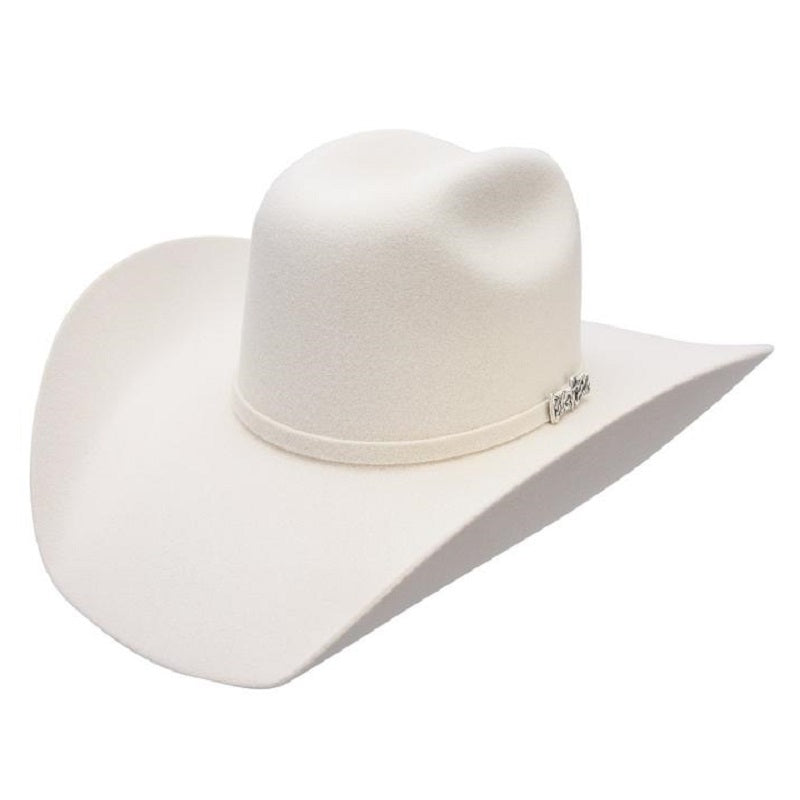 Cuernos Chuecos USA - Felt Cowboy Hats for Men / Texanas Para Hombre - 6X Oscar White - Texanas para Hombre