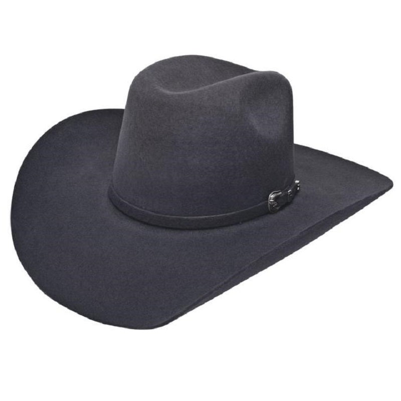 Cuernos Chuecos USA - Felt Cowboy Hats for Men / Texanas Para Hombre - 6X Renegado Dark Gray - Texanas para Hombre