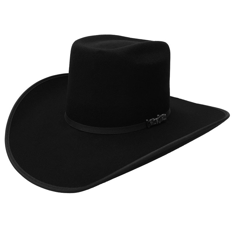 6X Vakera Negra with Brim - Texanas Para Hombre - Felt Cowboy Hats for Men